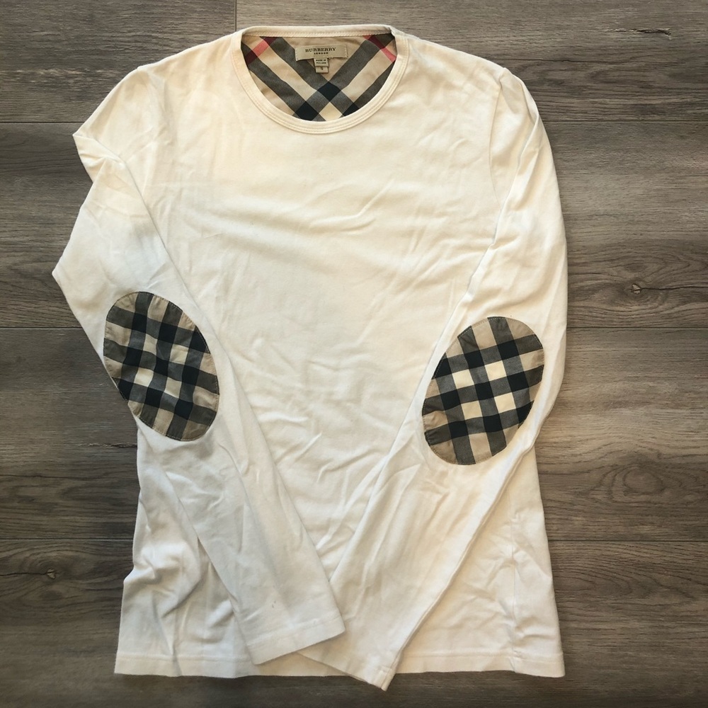 Burberry T-shirt with Elbow Patches